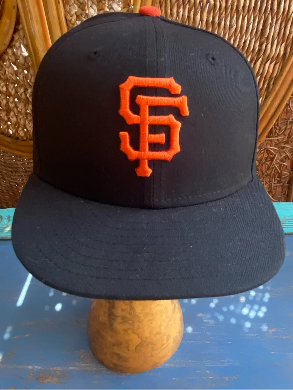 NWOT Youth San Francisco Giants Black & Orange Fitted Adjustable Hat